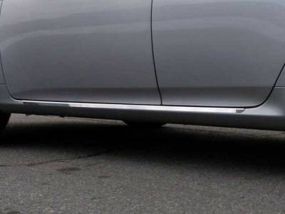 Quality Automotive Accessories - QAA TH29112 Stainless Rocker Panel Trim 2pc for 09-13 Toyota Corolla