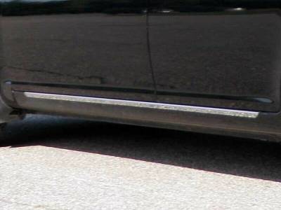 Quality Automotive Accessories - QAA TH27365 Stainless Rocker Panel Trim 2pc for 06-11 Hyundai Accent