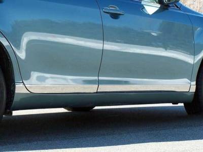 Quality Automotive Accessories - QAA TH27130 Stainless Rocker Panel Trim 8pc for 07-11 Toyota Camry