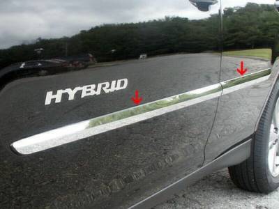 Quality Automotive Accessories - QAA TH24126 Stainless Rocker Panel Trim 4Pc for 06-08 Lexus RX400h