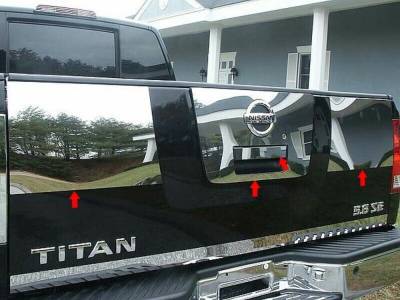 Quality Automotive Accessories - Quality Automotive TGH24521 Tailgate Handle Cover for Nissan Titan