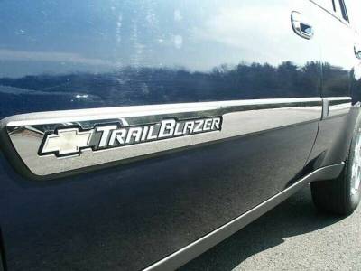 Quality Automotive Accessories - QAA TH42165 Stainless Rocker Panel Trim 4Pc for 02-05 Chevy Trailblazer