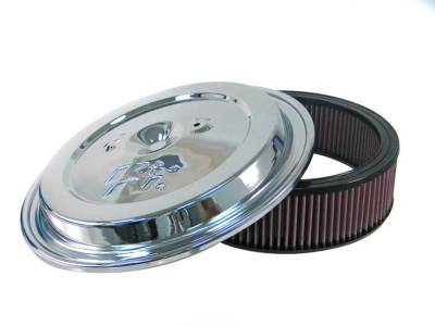 K&N - K&N CE-1502 Replacement Air Filter w/Chrome Lid