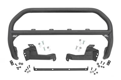Rough Country Suspension Systems - Rough Country Black Front Bumper Nudge Bar 21-24 Bronco Sport 51040