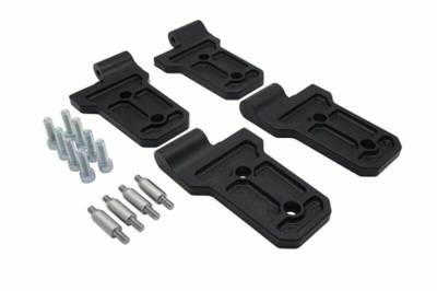 Royal Hooks - Royal Hooks Billet Aluminum Door Hinges Black for Wrangler JL/JT RHO-12015-BK