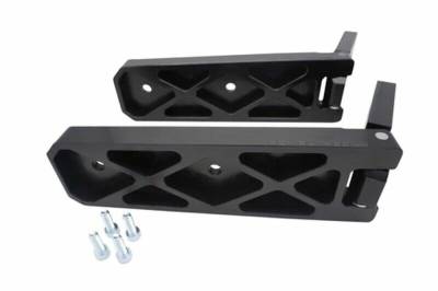 Royal Hooks - Royal Hooks Billet Aluminum Tailgate Hinges Black for Wrangler JL RHO-12016-BK