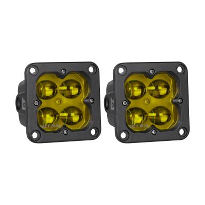 ARC Lighting - ARC Lighting Concept Series 3" LED Square Pod Light PAIR Amber-Fog Beam 41113