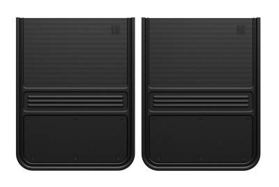 Gatorback - Gatorback 14"x18" Universal Black Mud Flaps No Plate GB1418BK