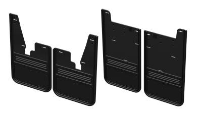 Gatorback - Gatorback 12" Black Front/Rear Mud Flap Set for Ram 2500/3500 GCR37K-BK