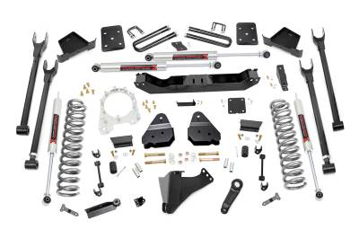 Rough Country Suspension Systems - Rough Country 56040 6" 4-Link Lift for 17-22 F250/F350 Super Duty Diesel 4WD