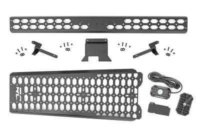 Rough Country Suspension Systems - Rough Country Overhead Console MOLLE Panel Kit 21-24 Ford Bronco 51124