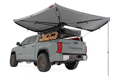 Rough Country Suspension Systems - Rough Country 99047 Rack Mount Driver Side 270-DEG Camp Awning-Gray