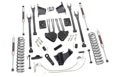 Rough Country Suspension Systems - Rough Country 8" 4-Link Lift Kit 08-10 F250/F350 Super Duty Diesel 4WD 59240