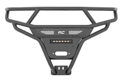 Rough Country Suspension Systems - Rough Country Tubular Black Front Bumper for Polaris RZR XP1000 93131