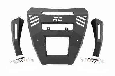 Rough Country Suspension Systems - Rough Country Heavy Duty Black Front Bumper for Can-Am Defender 97067