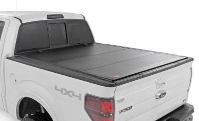 Rough Country Suspension Systems - Rough Country Hard Tri-Fold Tonneau Cover 04-14 Ford F150 6.5' 49214650