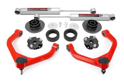 Rough Country Suspension Systems - Rough Country 3" Suspension Lift Kit for 12-18 Ram 1500/CLASSIC 4WD 31230RED
