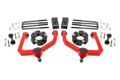 Rough Country Suspension Systems - Rough Country 3" Suspension Lift Kit for 04-24 Nissan Titan 83400RED