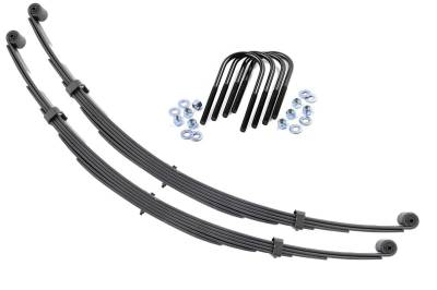 Rough Country Suspension Systems - Rough Country 8040Kit Rear Leaf Spring Kit for 2.5" Lift 71-80 Scout II 4WD