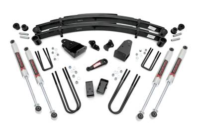 Rough Country Suspension Systems - Rough Country 4" Suspension Lift Kit 87-96 Ford F250 4WD 490-87UP40
