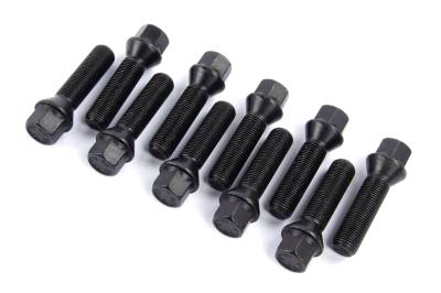 Dinan - Dinan 220-0001 M14x1.25mm Lug Bolt Set Black Designed for Wheel Spacers Use