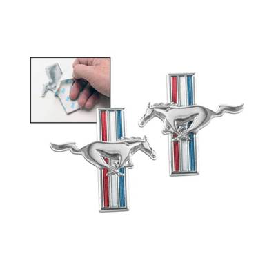 Scott Drake - Scott Drake C5ZZ-16228-9-SK Fender Emblem for 64-66 Ford Mustang