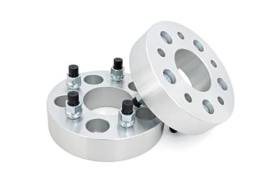 Rough Country Suspension Systems - Rough Country 10110 1.5" 5x4.5 Aluminum Wheel Spacers Pair for Epedition ADV-5