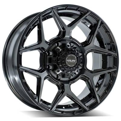 4PLAY - 4PLAY Wheels 4P06 20x9 8x170 0mm Gloss Black/Brushed 4P06-20090-8170-0BBT