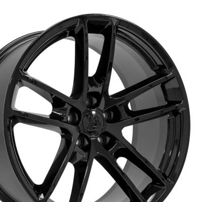 OE Wheels LLC - OE Wheels DG23 20x9 5x115 18mm Gloss Black DG23-20090-5115-18B