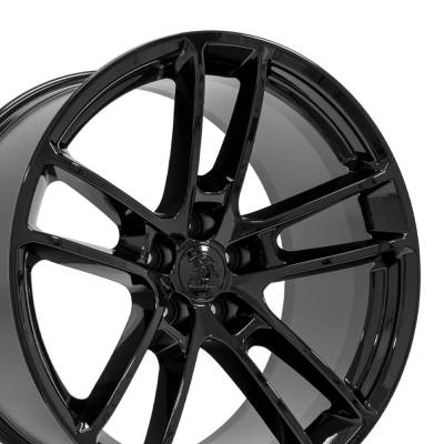 OE Wheels LLC - OE Wheels DG23 20x10 5x115 18mm Gloss Black DG23-20100-5115-18B