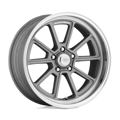 American Racing Vintage - American Racing VN510 DRAFT 18x10 5x5.0 12mm Silver/Diamond Cut VN51081050412
