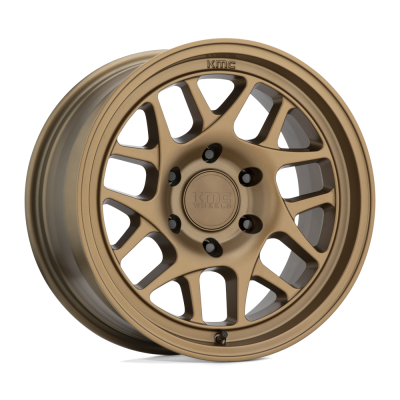 KMC - KMC Wheels KM717 BULLY OL 16x8 5x5.0 0mm Matte Bronze KM71768050600