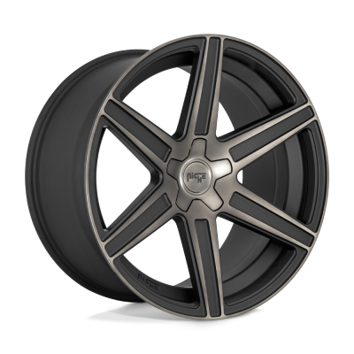 Niche 1PC - Niche Wheels M236 CARINA 24x10 5x5.5 25mm Machined/Dark Tint M2362400B4+25
