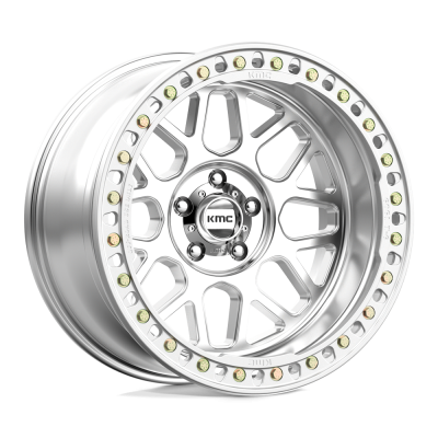 KMC - KMC Wheels KM235 GRENADE CRAWL BEADLOCK 20x10 5x5.0 -48mm Silver KM23521050548N
