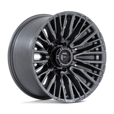 Fuel 1PC - Fuel Off Road D848 REBAR 20x10 8x170 -18mm Matte Gunmetal D84820001747