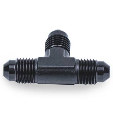Snow Performance - Snow Performance SNO-806-BRD 4AN T Water Methanol Fitting BLACK