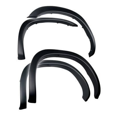 TYGER Auto - Tyger TG-FF6D4208 4PC Black Textured Fender Flares for 02-08 Dodge Ram
