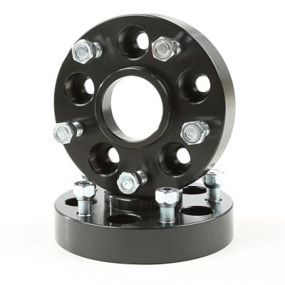 Rugged Ridge - Rugged Ridge 1.25" Aluminum Wheel Spacer 5x4.5 To 5x5-Pair Black 15201.15