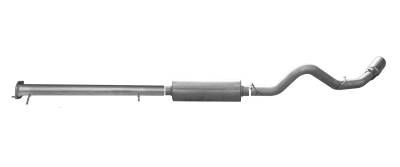 Gibson Performance Exhaust - Gibson Performance 616515 Single Cat-Back Exhaust System Stainless