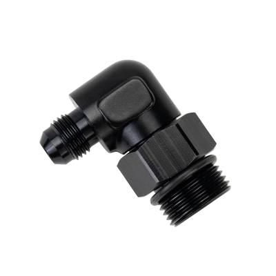 Derale - Derale 59506 Aluminum Swivel Fitting 90-DEG 7/8-14 UNF x -6AN Male