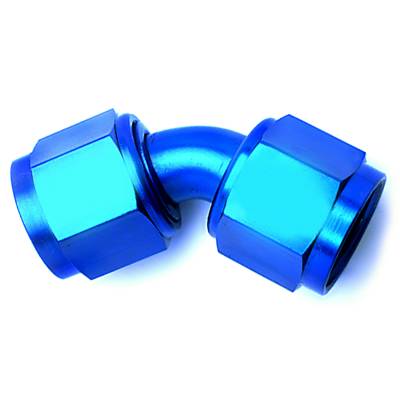 SpeedFx - SpeedFX 561045 Coupler 45-DEG Swivel -10AN Blue Aluminum EACH