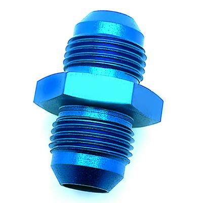 SpeedFx - SpeedFX 560615 Coupler Fitting -6AN Flare Union Anodized Alum Blue EACH