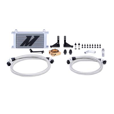 Mishimoto - Mishimoto MMOC-FIST-14T Silver Thermostatic Oil Cooler Kit 14-19 for Fiesta ST
