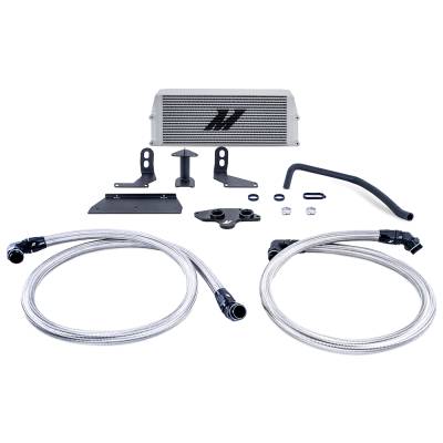 Mishimoto - Mishimoto MMOC-F2D-11KSL Silver Oil Cooler for 11-19 Ford 6.7L Powerstroke