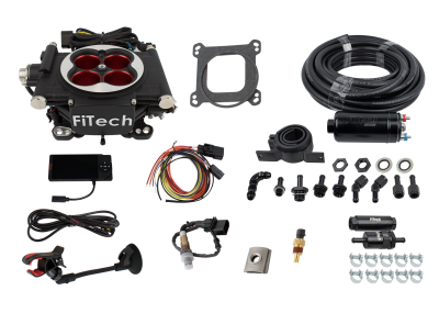 FiTech Fuel Injection - Go EFI 4 600 HP Power Adder Matte Black EFI System
