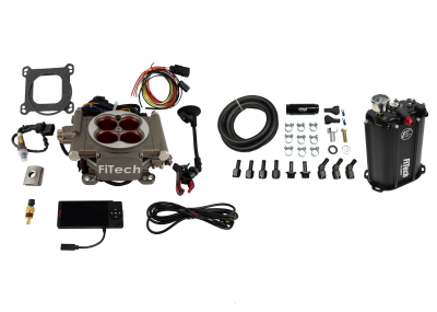 FiTech Fuel Injection - Go Street 400 HP Cast EFI System w/Force Fuel Delivery Master Kit