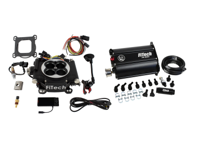 FiTech Fuel Injection - Go EFI 4 600 HP Matte Black EFI System w/Force Fuel Delivery Master Kit