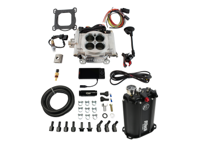 FiTech Fuel Injection - Go EFI 4 600 HP Bright Aluminum EFI System Master Kit