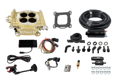 FiTech Fuel Injection - FiTech Fuel 31005 Easy Street 600 HP Classic Gold EFI System Master Kit
