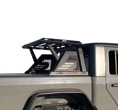 Black Horse Off Road - Black Horse AR2-04BA3 Armour-II Black Roll Bar for Colorado/Canyon